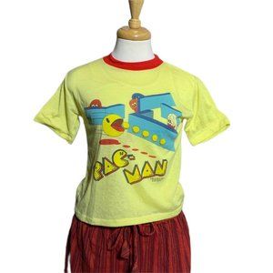 Women's Yellow Short Sleeve Mock Neck Stretch T-shirt